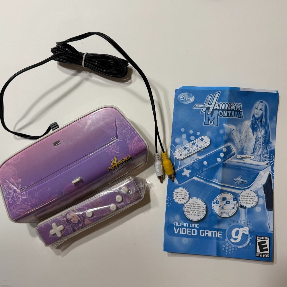 Hannah Montana TV Plug & Play Video Game System 2008 Jakks Pacific